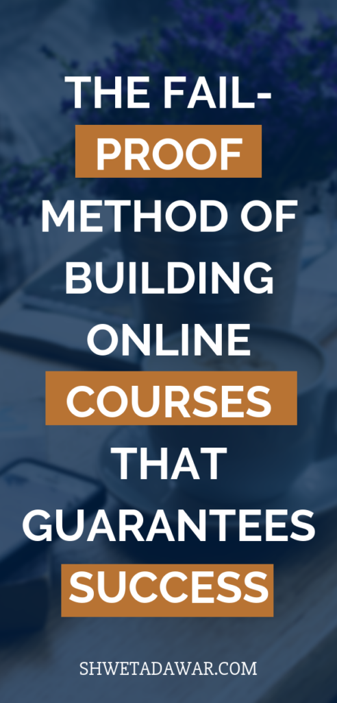 Building online courses in a successful way